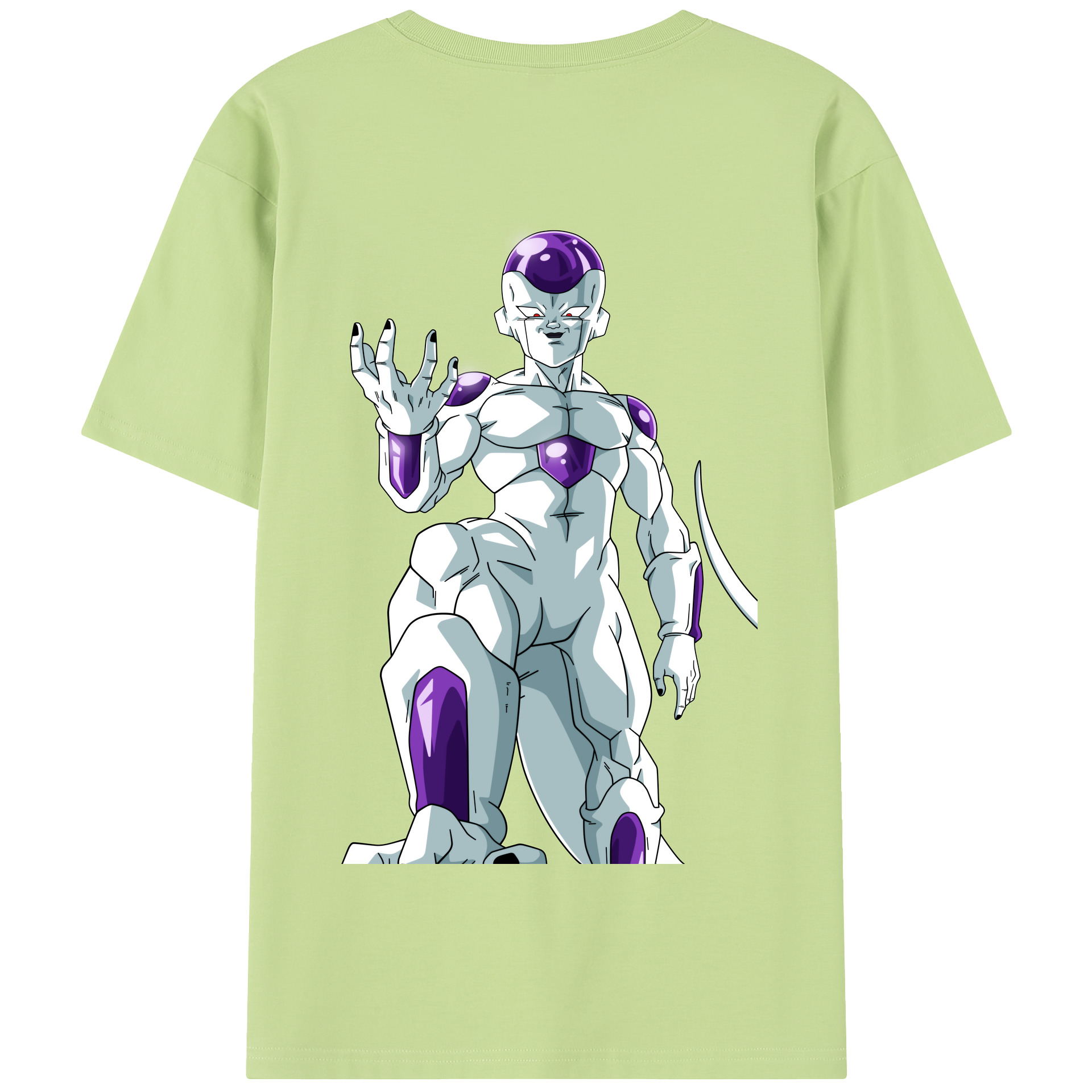 （画像用） ドラゴンボール フリーザ DRAGON BALL Frieza 綿100％半袖Tシャツ（背面プリント）